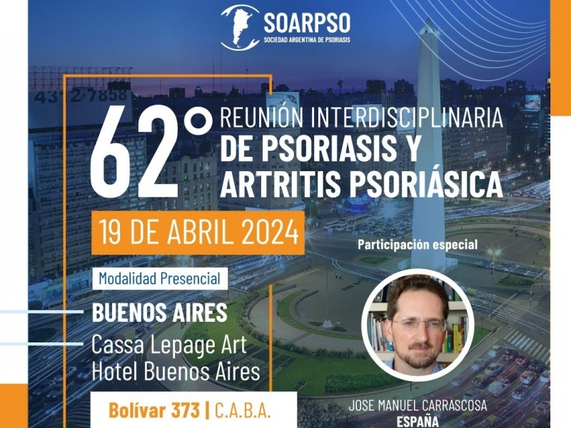 62° Reunión Interdisciplinaria de Psoriasis y Artritis Psoriásica